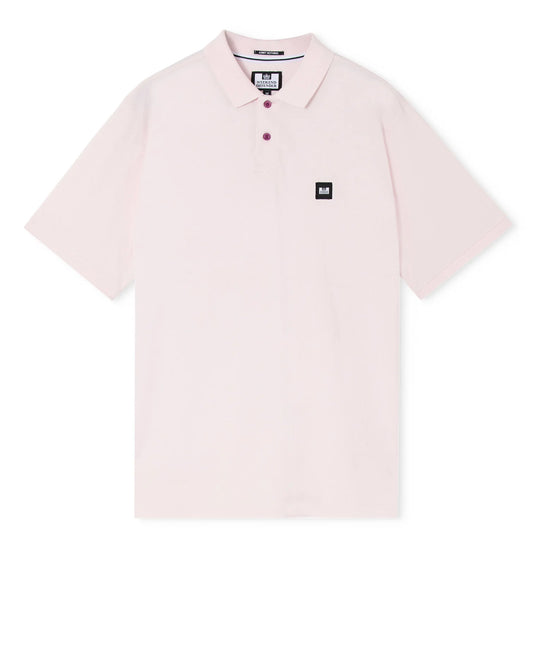 Weekend Offender Heathcote Polo Shirt Soft Pink