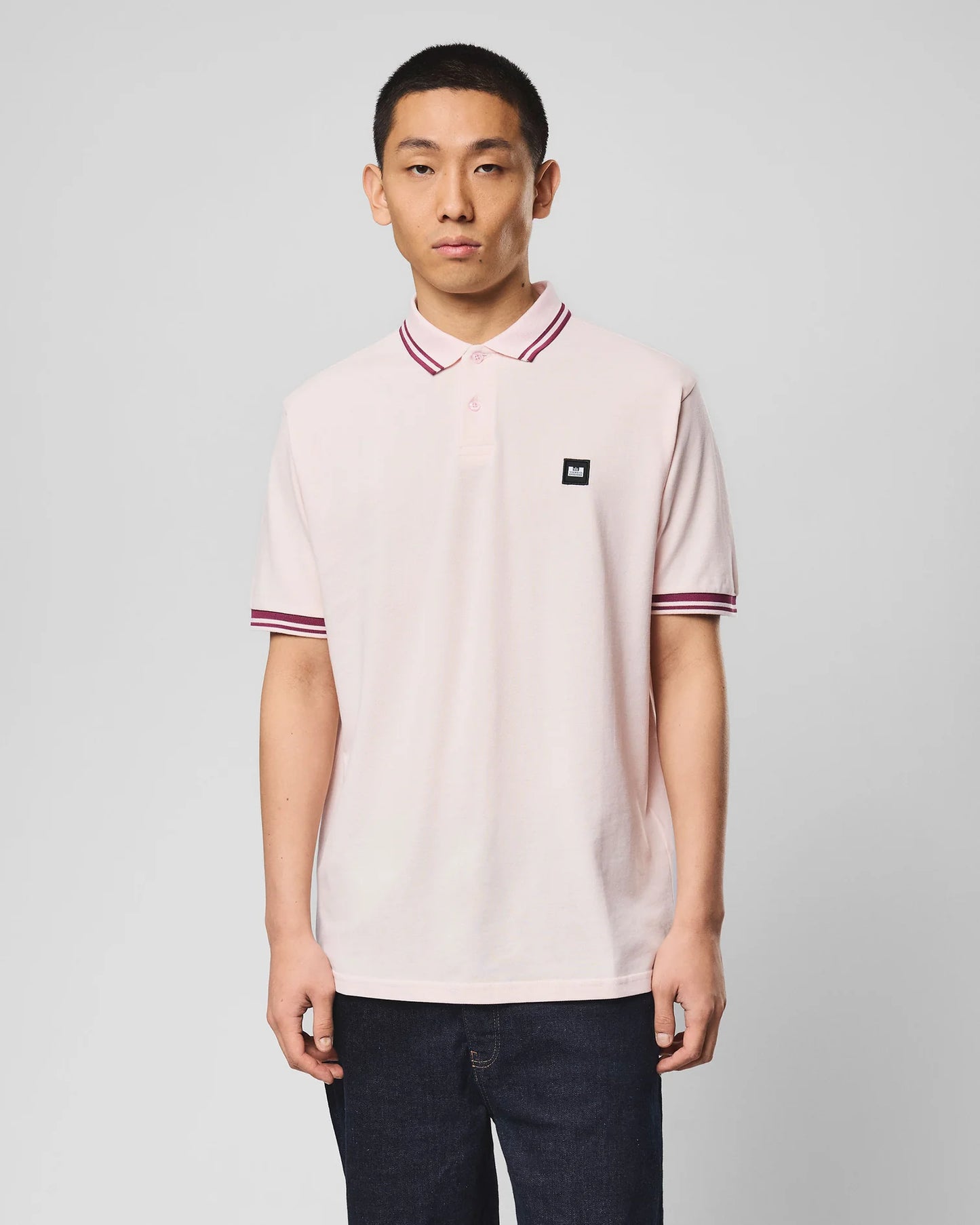 Weekend Offender Levanto Polo Shirt Soft Pink/Kirsch