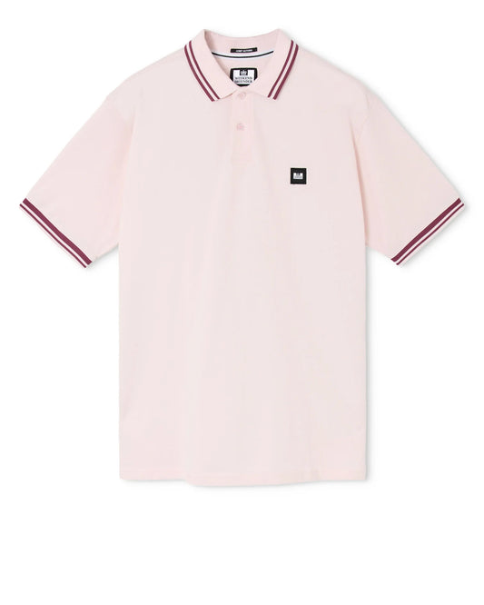 Weekend Offender Levanto Polo Shirt Soft Pink/Kirsch
