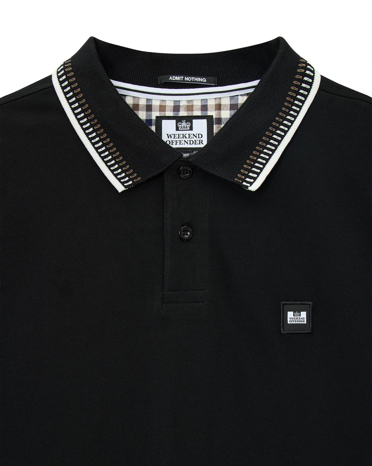 Weekend Offender Rockhampton Polo Shirt Black