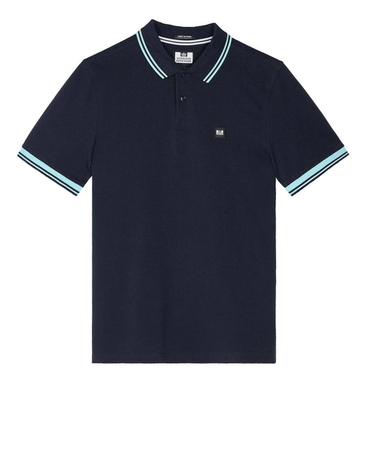 Weekend Offender Levanto Polo Shirt Navy/Saltwater Blue - RD1 Clothing