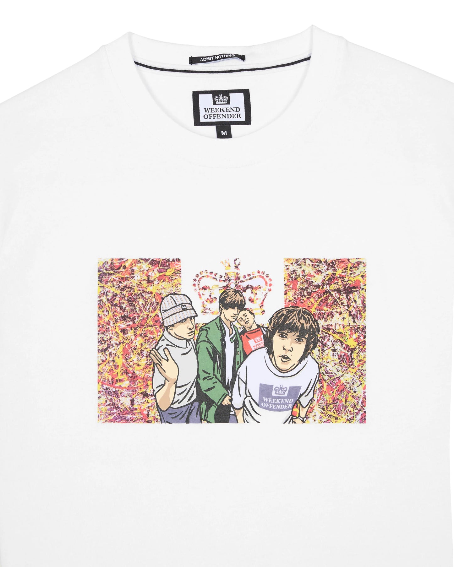 Weekend Offender Number 5 T-Shirt White