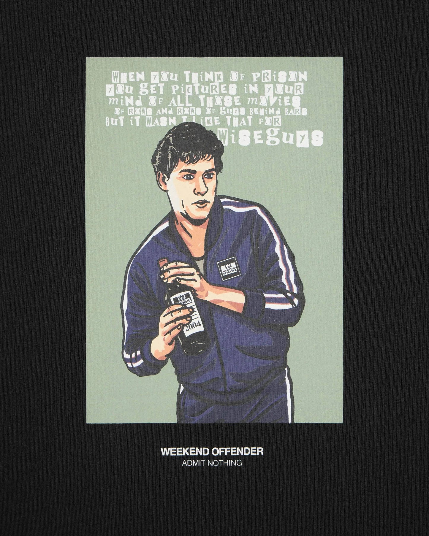 Weekend Offender The Joint T-shirt Black - RD1 Clothing