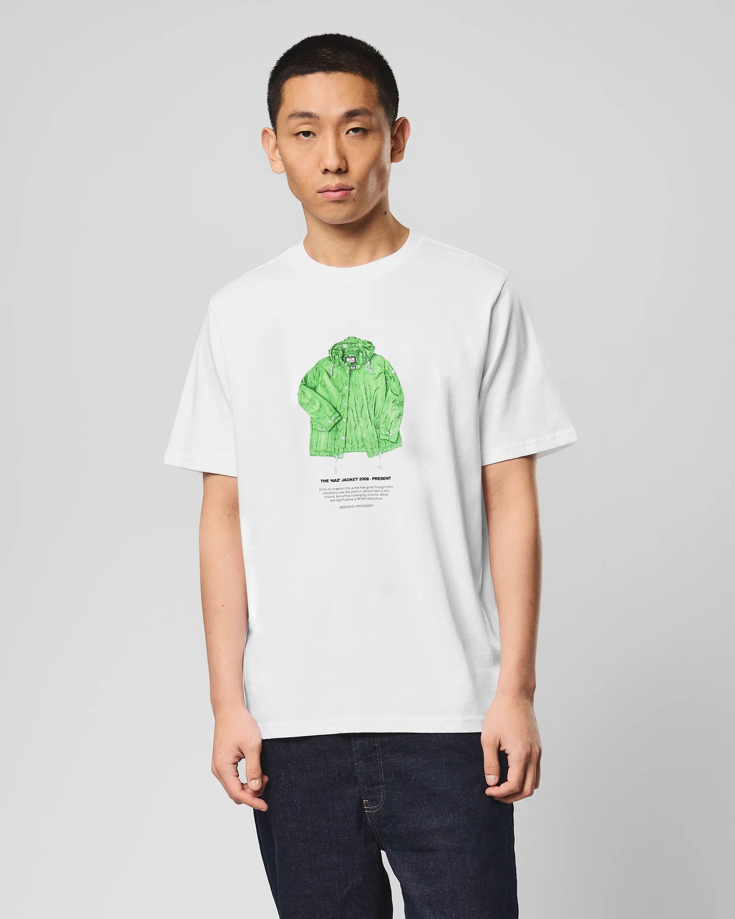 Weekend Offender Naz Graphic T-Shirt White - RD1 Clothing