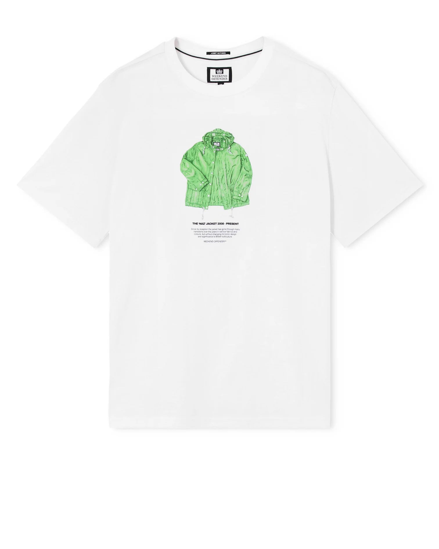 Weekend Offender Naz Graphic T-Shirt White - RD1 Clothing