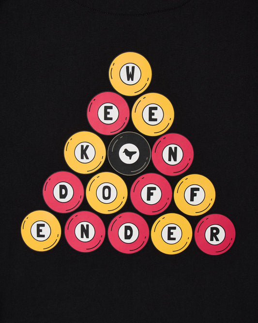 Weekend Offender 8 Ball Graphic T-Shirt Black - RD1 Clothing