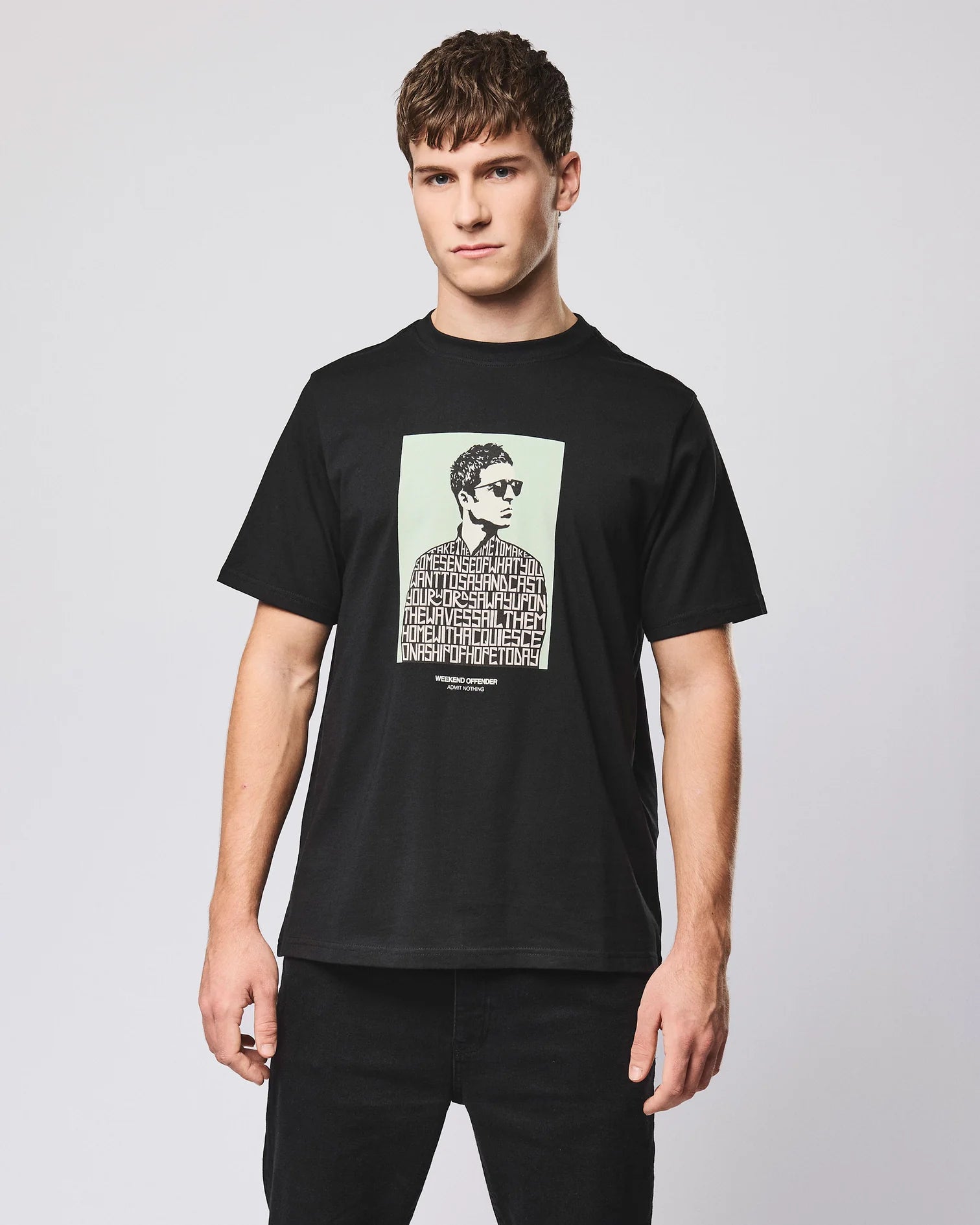 Weekend Offender Camden Graphic T-Shirt Black - RD1 Clothing