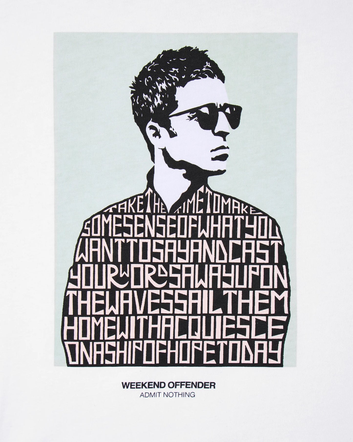 Weekend Offender Camden Graphic T-Shirt White - RD1 Clothing