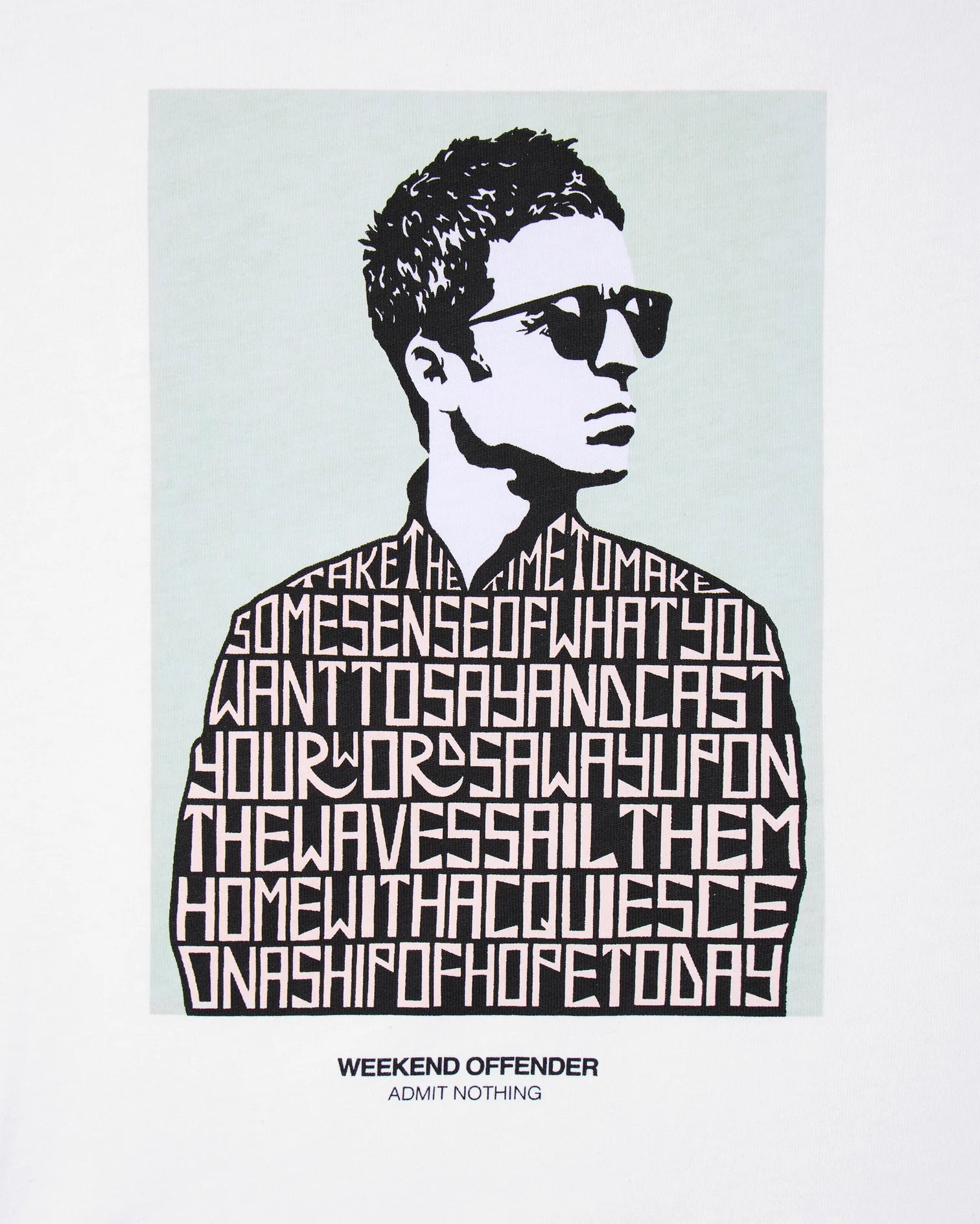 Weekend Offender Camden Graphic T-Shirt White - RD1 Clothing