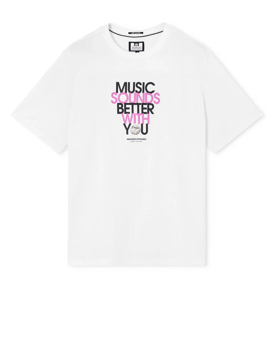 Weekend Offender Bangalter Graphic T-Shirt White - RD1 Clothing