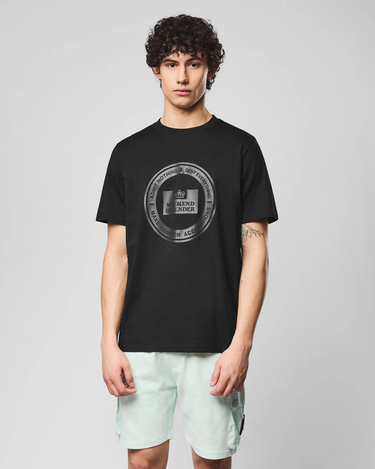 Weekend Offender Deny Graphic T-Shirt Black