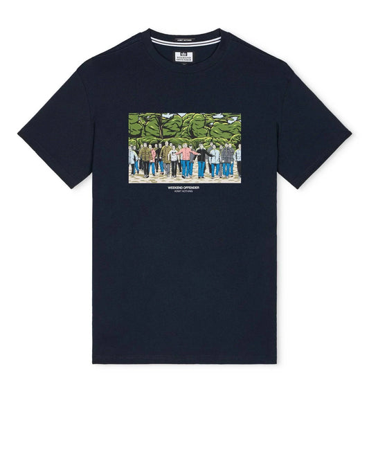 Weekend Offender GSE Graphic T-Shirt Navy - RD1 Clothing