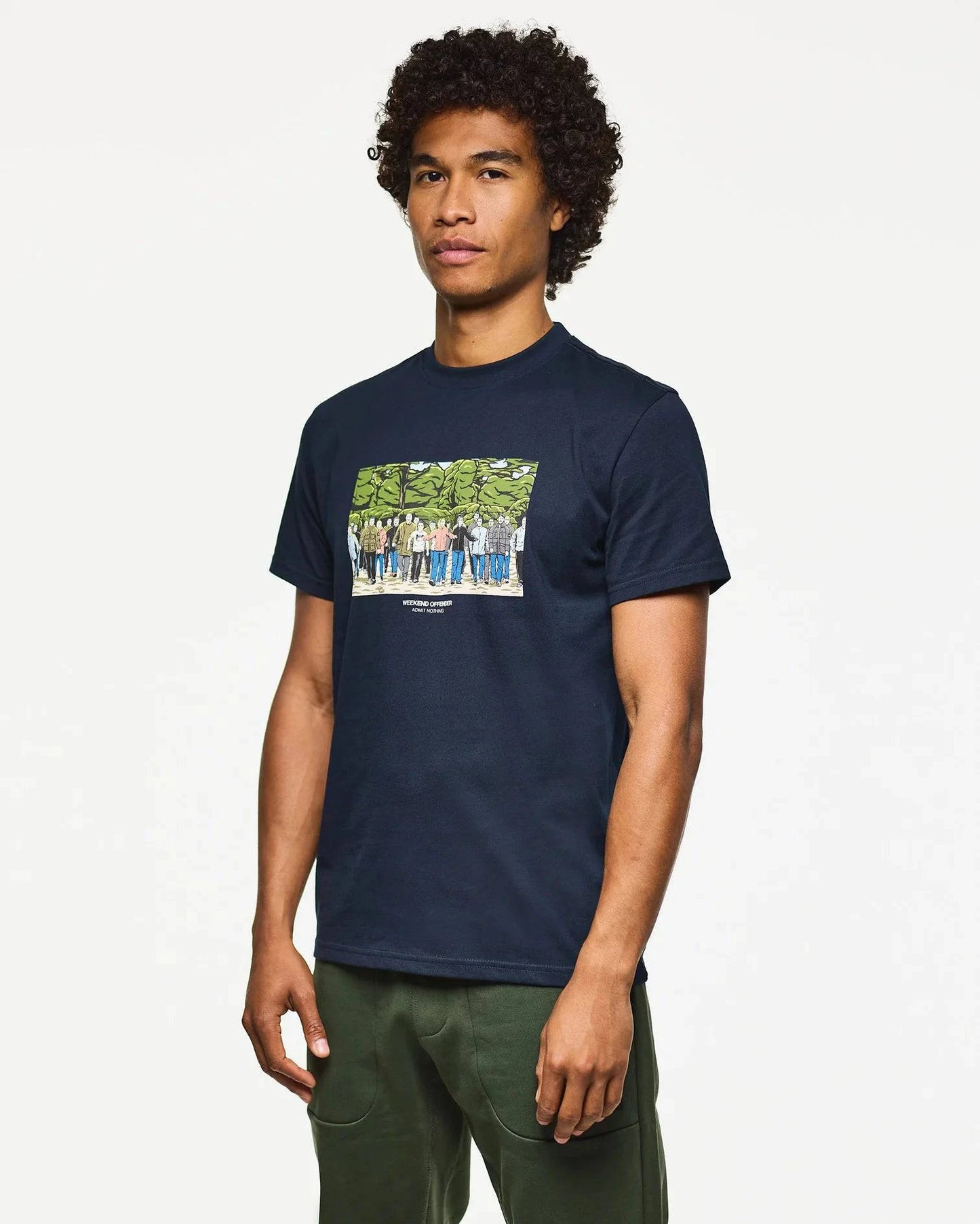Weekend Offender GSE Graphic T-Shirt Navy - RD1 Clothing