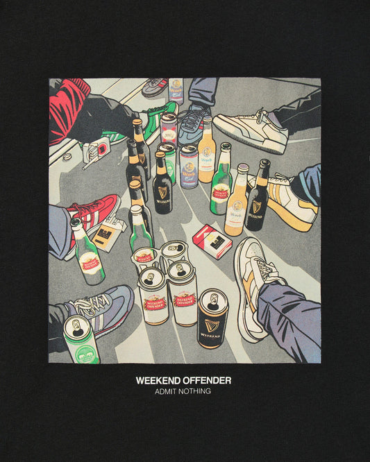 Weekend Offender Imbibo Graphic T-Shirt Black