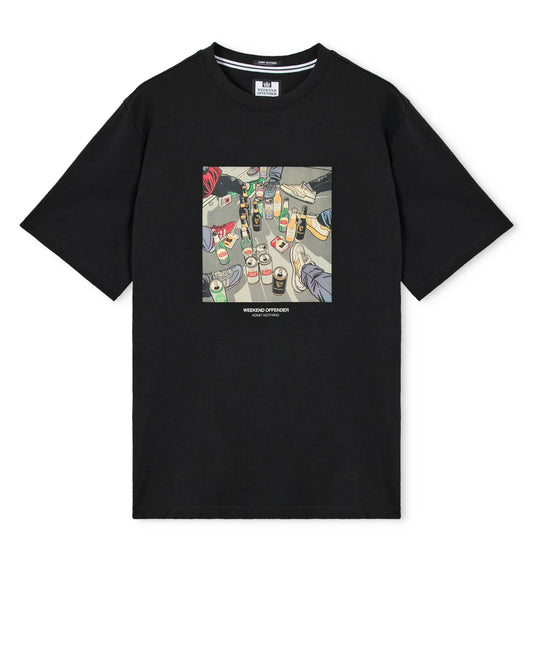 Weekend Offender Imbibo Graphic T-Shirt Black