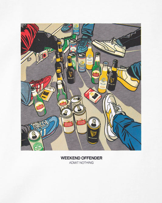 Weekend Offender Imbibo Graphic T-Shirt White