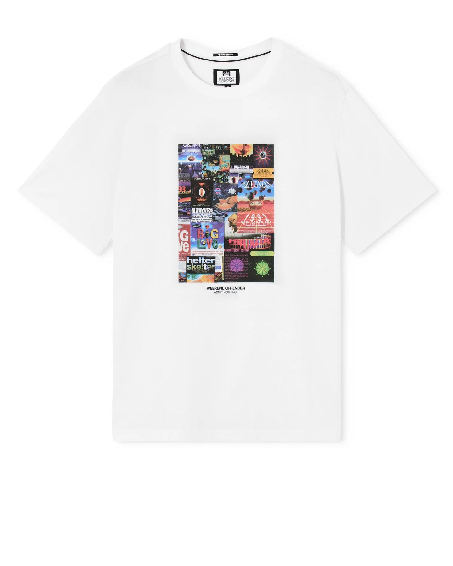 Weekend Offender Saltatio Graphic T-Shirt White