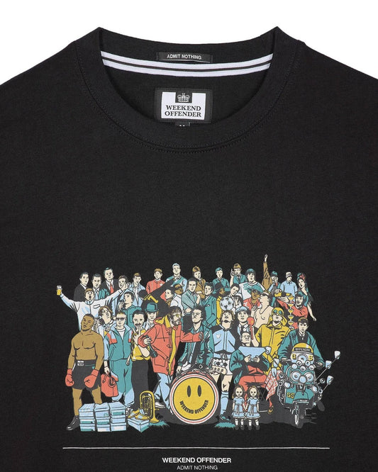 Weekend Offender Blake Tee Black
