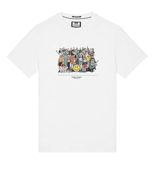 Weekend Offender Blake Tee White - RD1 Clothing