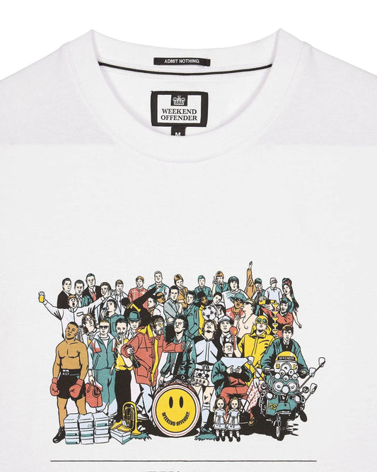 Weekend Offender Blake Tee White - RD1 Clothing