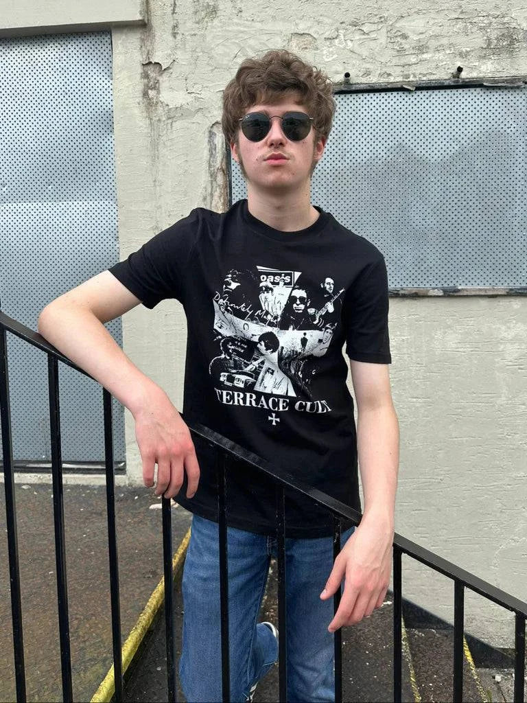 Terrace Cult R Kid T-shirt Black - RD1 Clothing