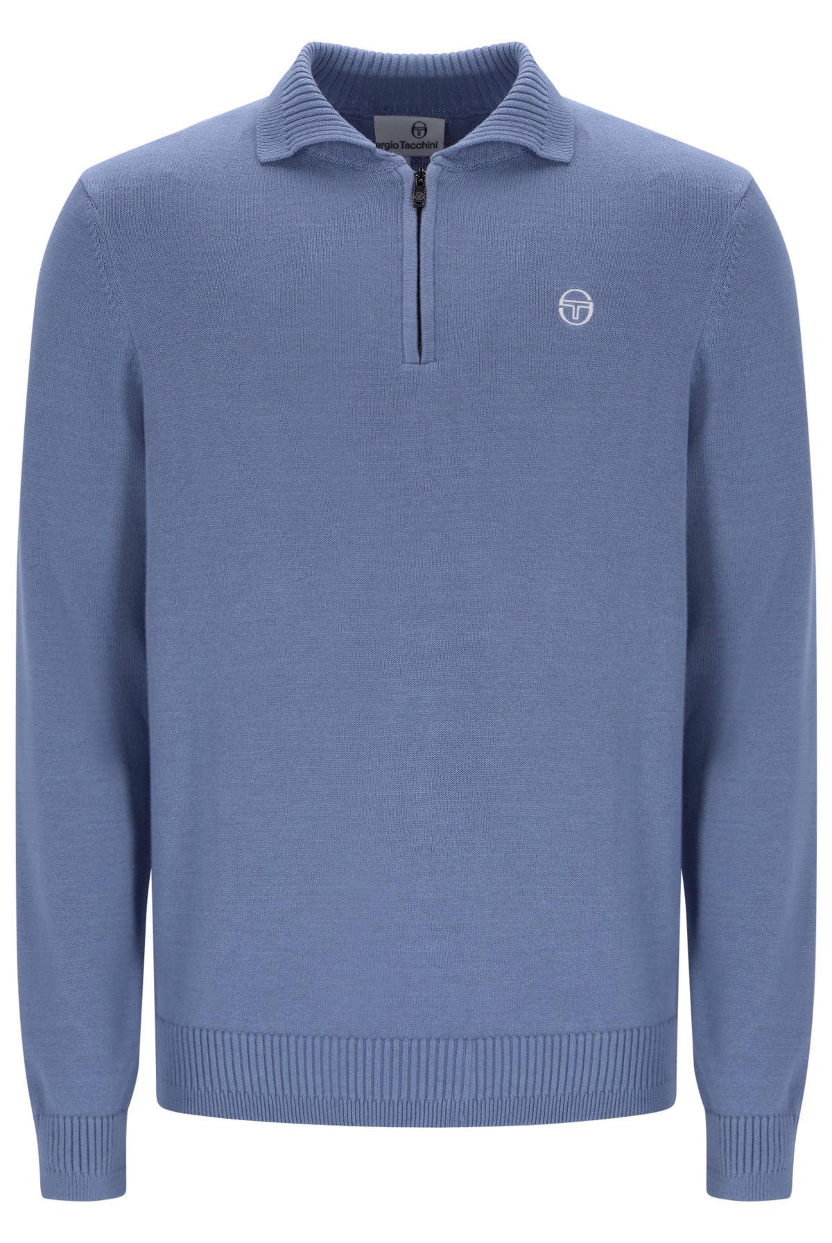 Sergio Tacchini Roberto Knitted Longsleeve Polo Country Blue