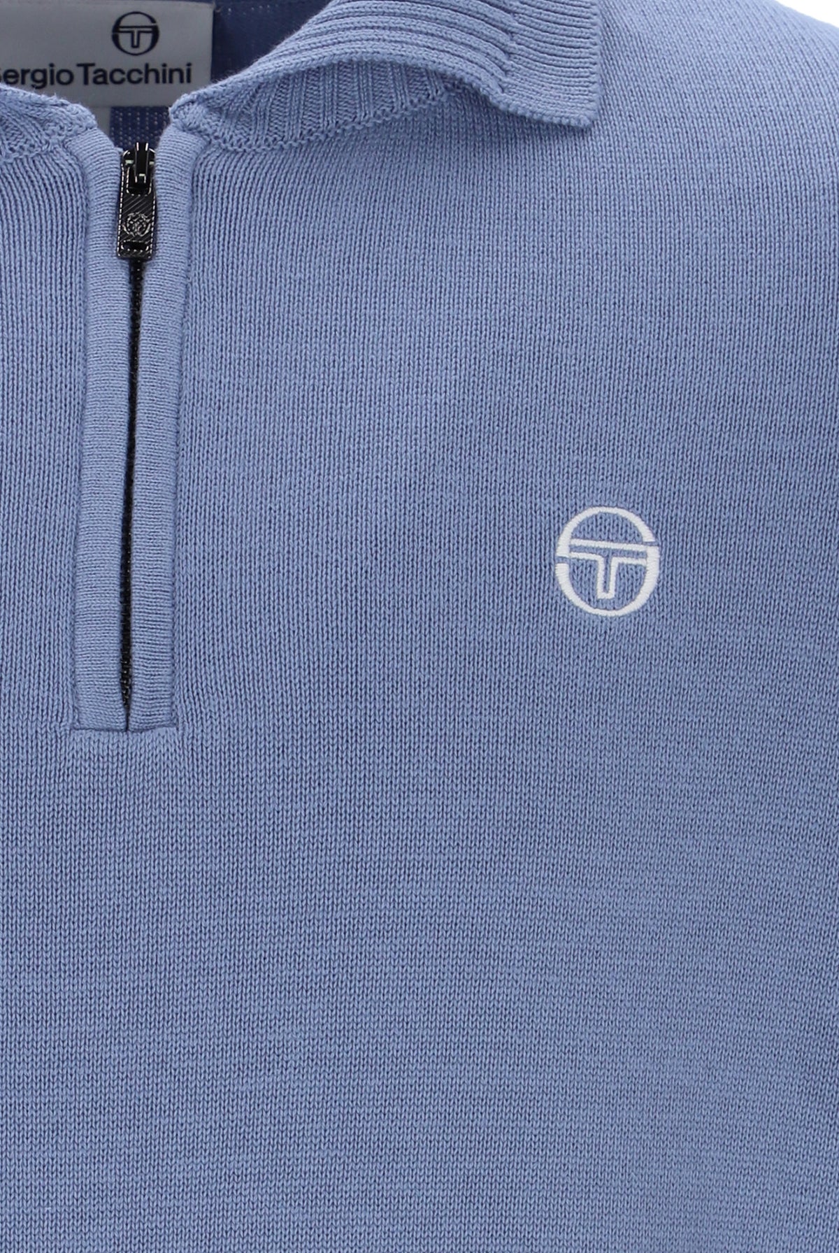 Sergio Tacchini Roberto Knitted Longsleeve Polo Country Blue