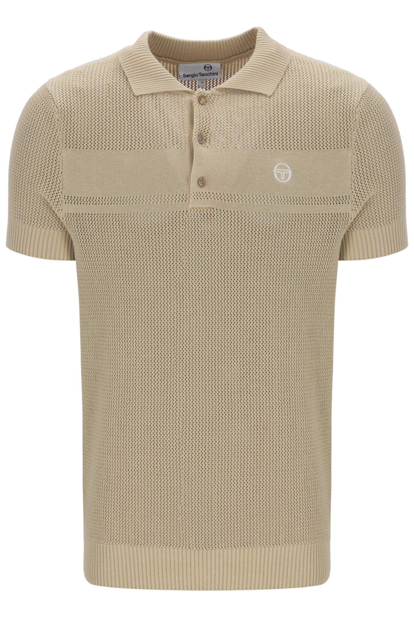Sergio Tacchini Sabino Knitted Polo Shirt in Mojave Desert - RD1 Clothing