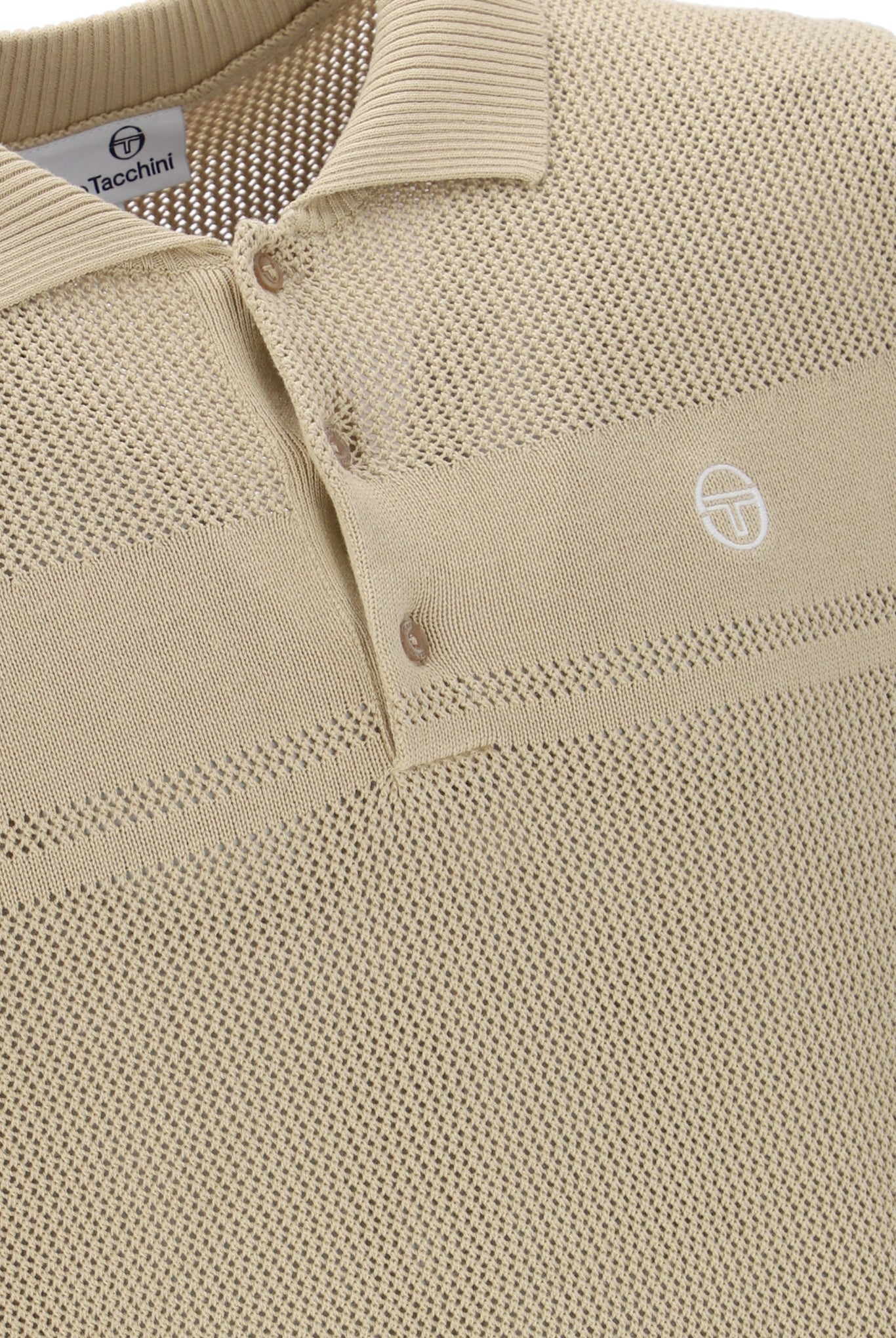 Sergio Tacchini Sabino Knitted Polo Shirt in Mojave Desert - RD1 Clothing