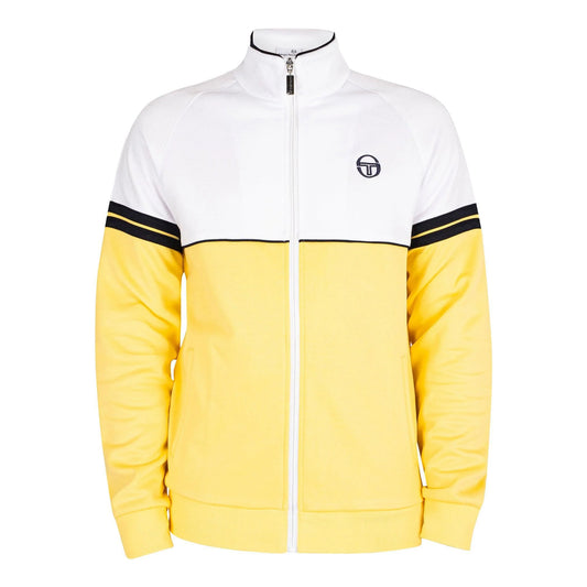 Sergio Tacchini Track Top in Yellow/White