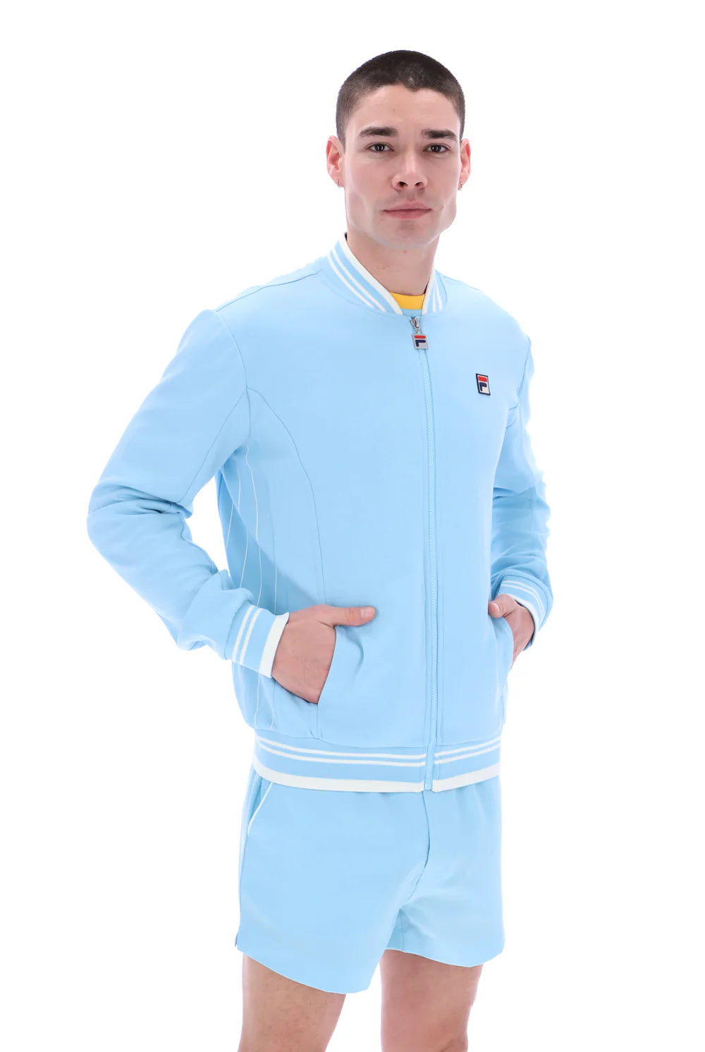 Fila Vintage Settanta 2 Track Top Sky Blue/Egret