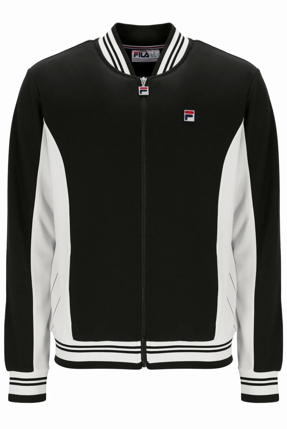 Fila Settanta Baseball Track Top in Black