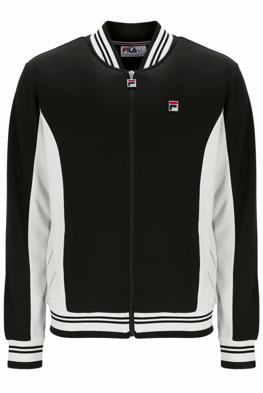 Fila Settanta Baseball Track Top in Black