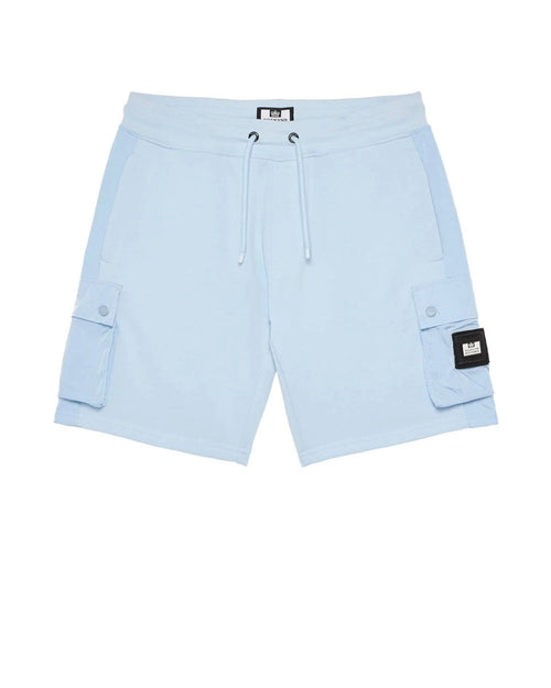 Weekend Offender Pink Sands Jogger Sweat Short Ocean Wave