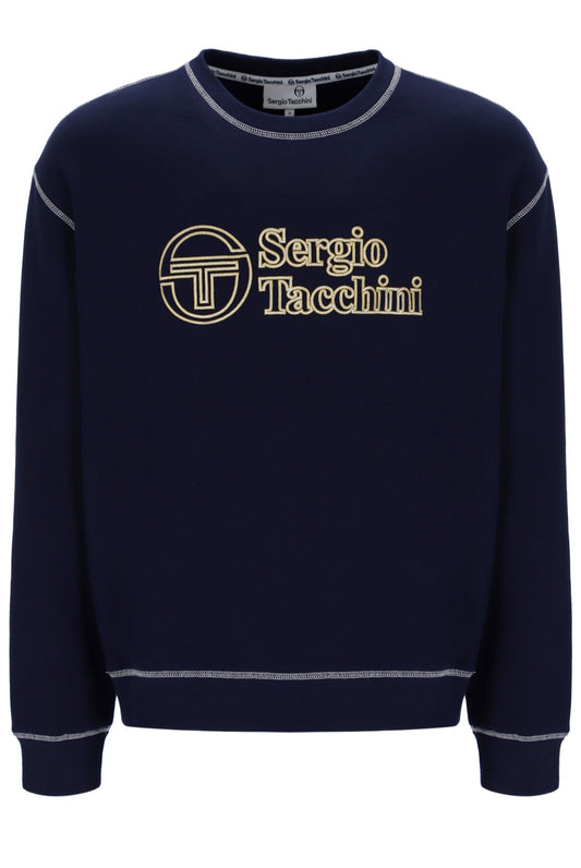 Sergio Tacchini Cameri Crewneck Sweatshirt in Navy - RD1 Clothing