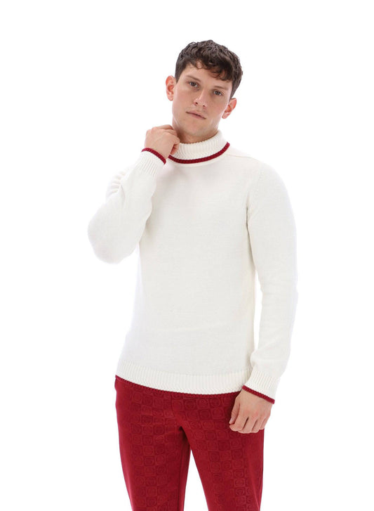 Sergio Tacchini Caruso Roll Neck Gardenia - RD1 Clothing