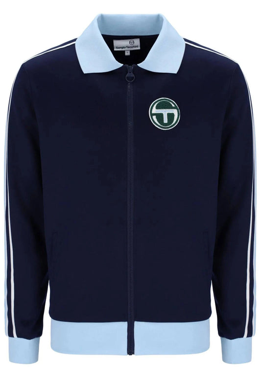 Sergio Tacchini Monte Track Top In Maritime Blue