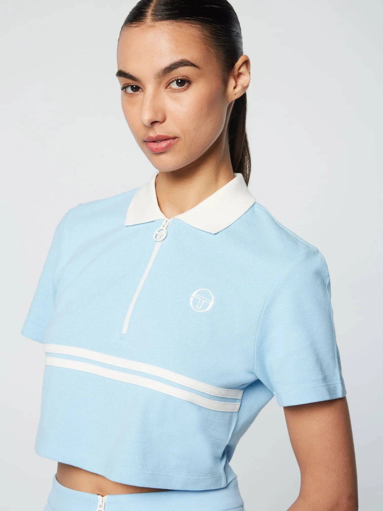 Sergio Tacchini Miss Supermac Polo Shirt Clear Sky - RD1 Clothing