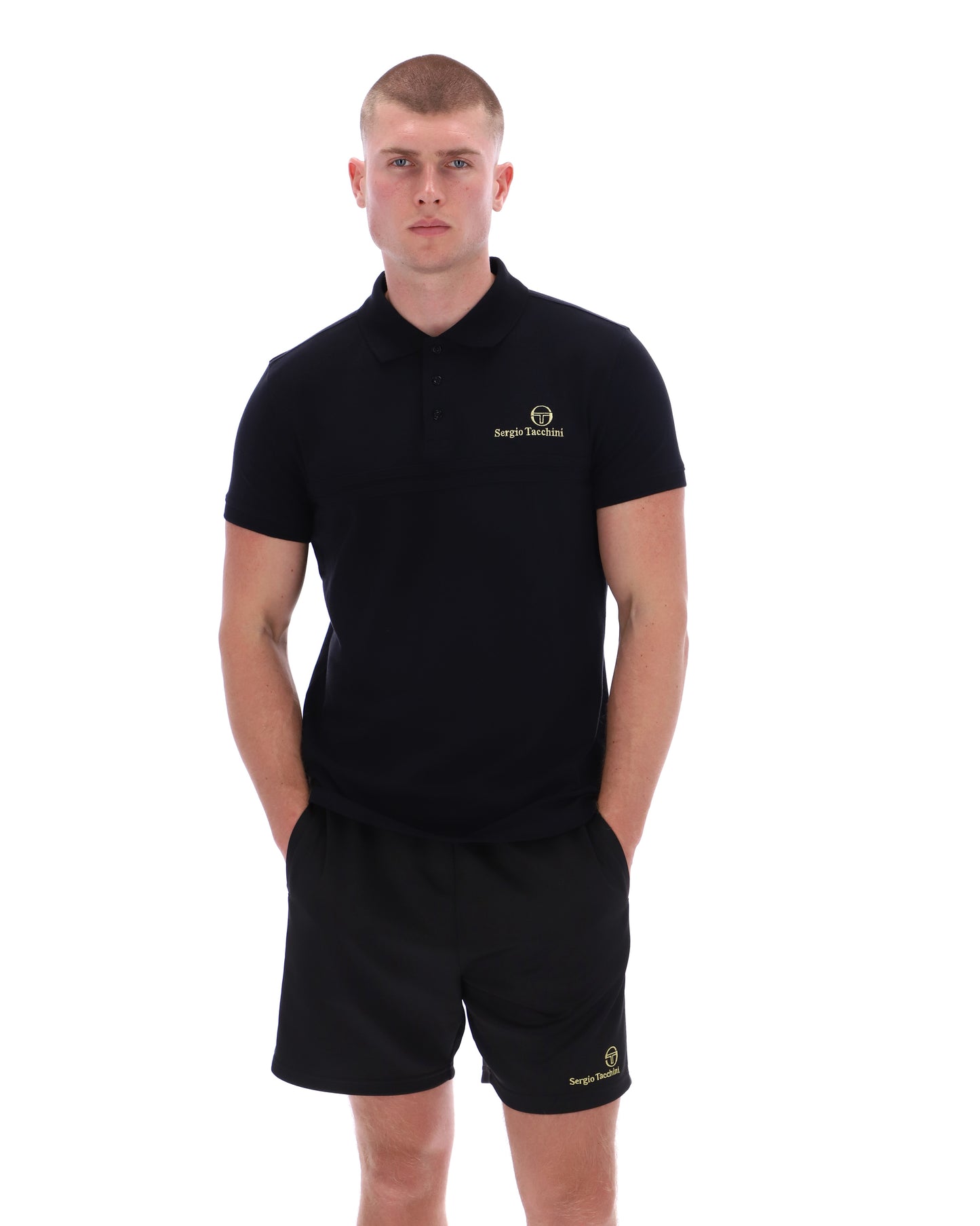 Sergio Tacchini Supermac Primo Polo Black Gold - RD1 Clothing