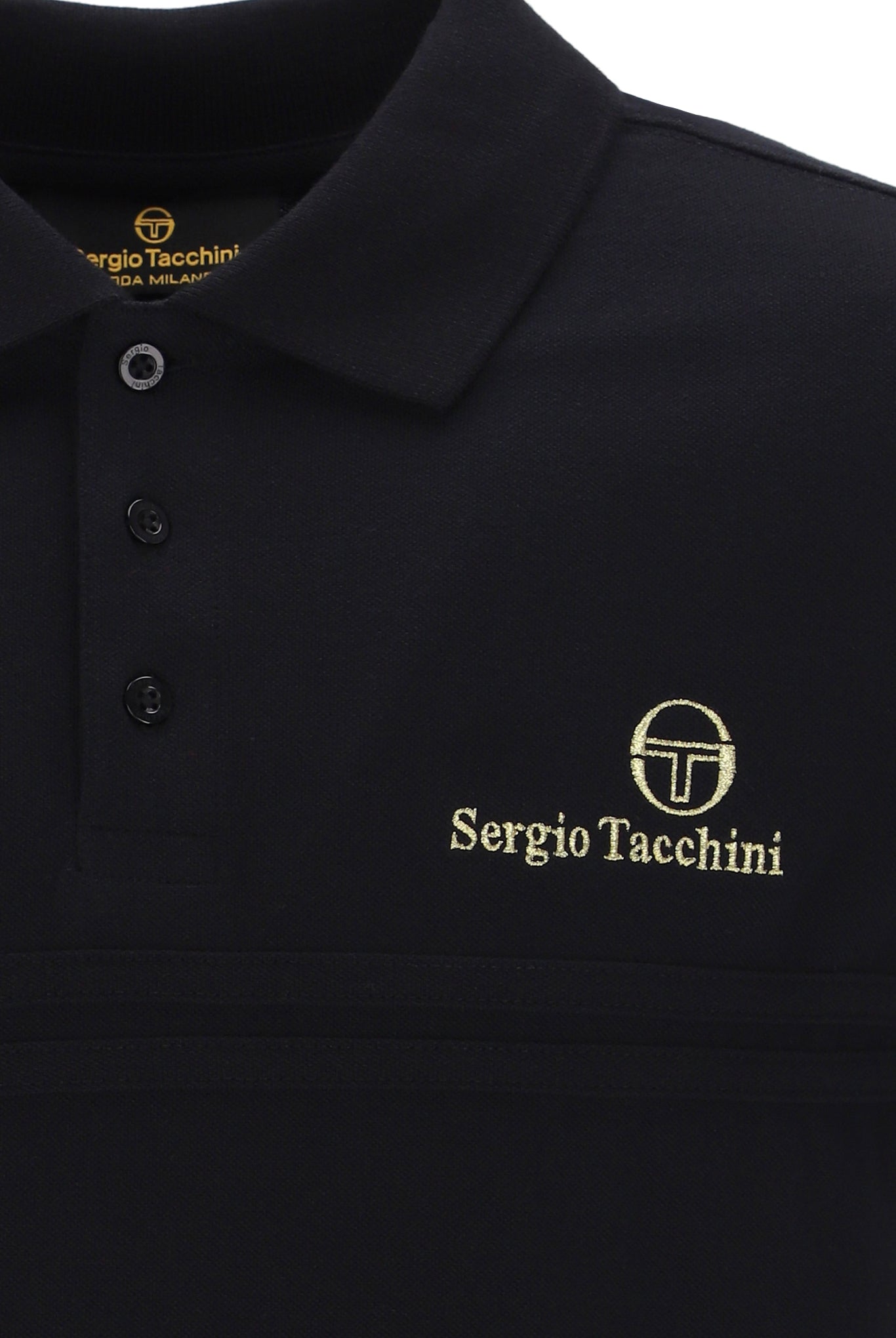 Sergio Tacchini Supermac Primo Polo Black Gold - RD1 Clothing