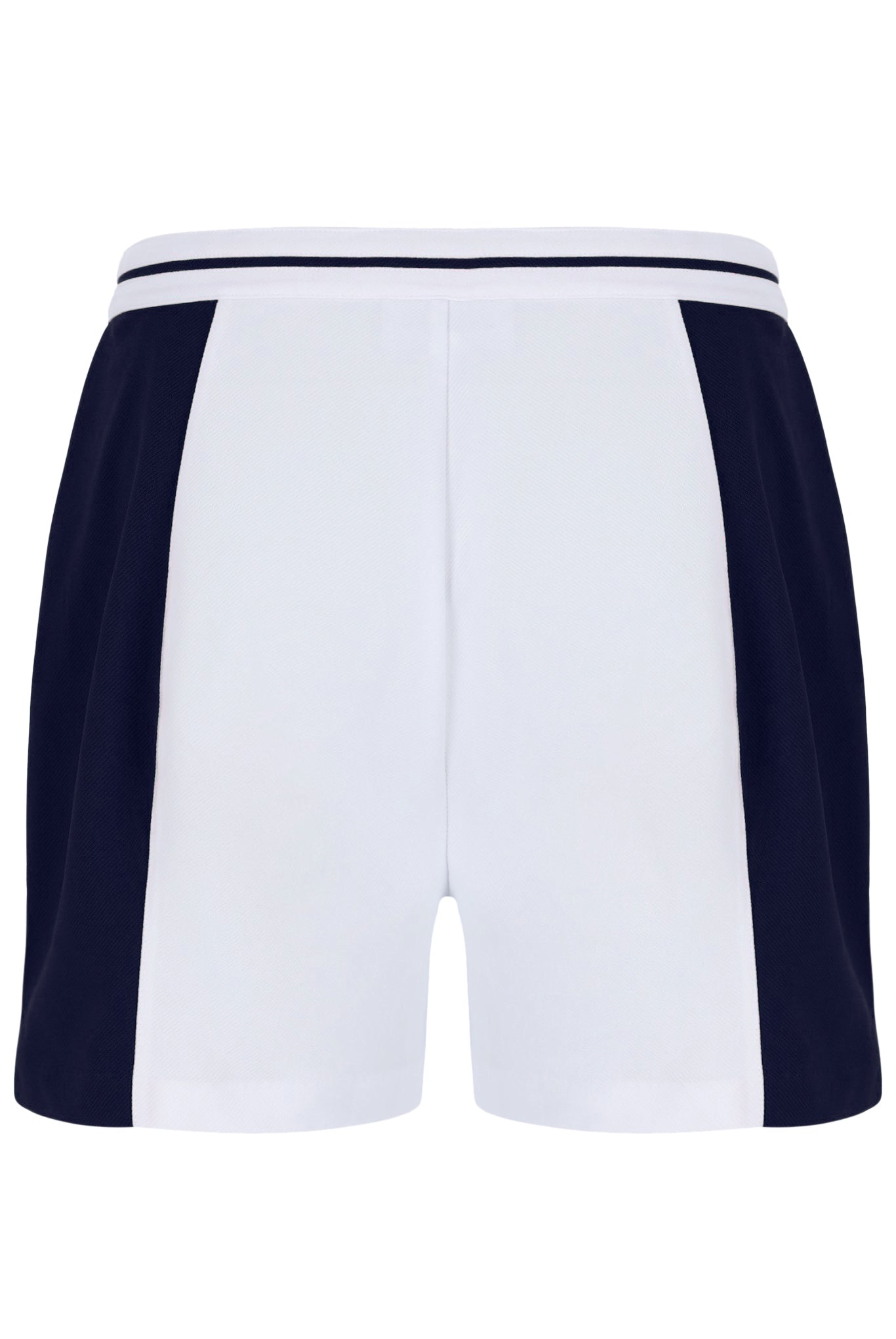 Sergio Tacchini Supermac Jogger Sweat Short In White/Maritime Blue