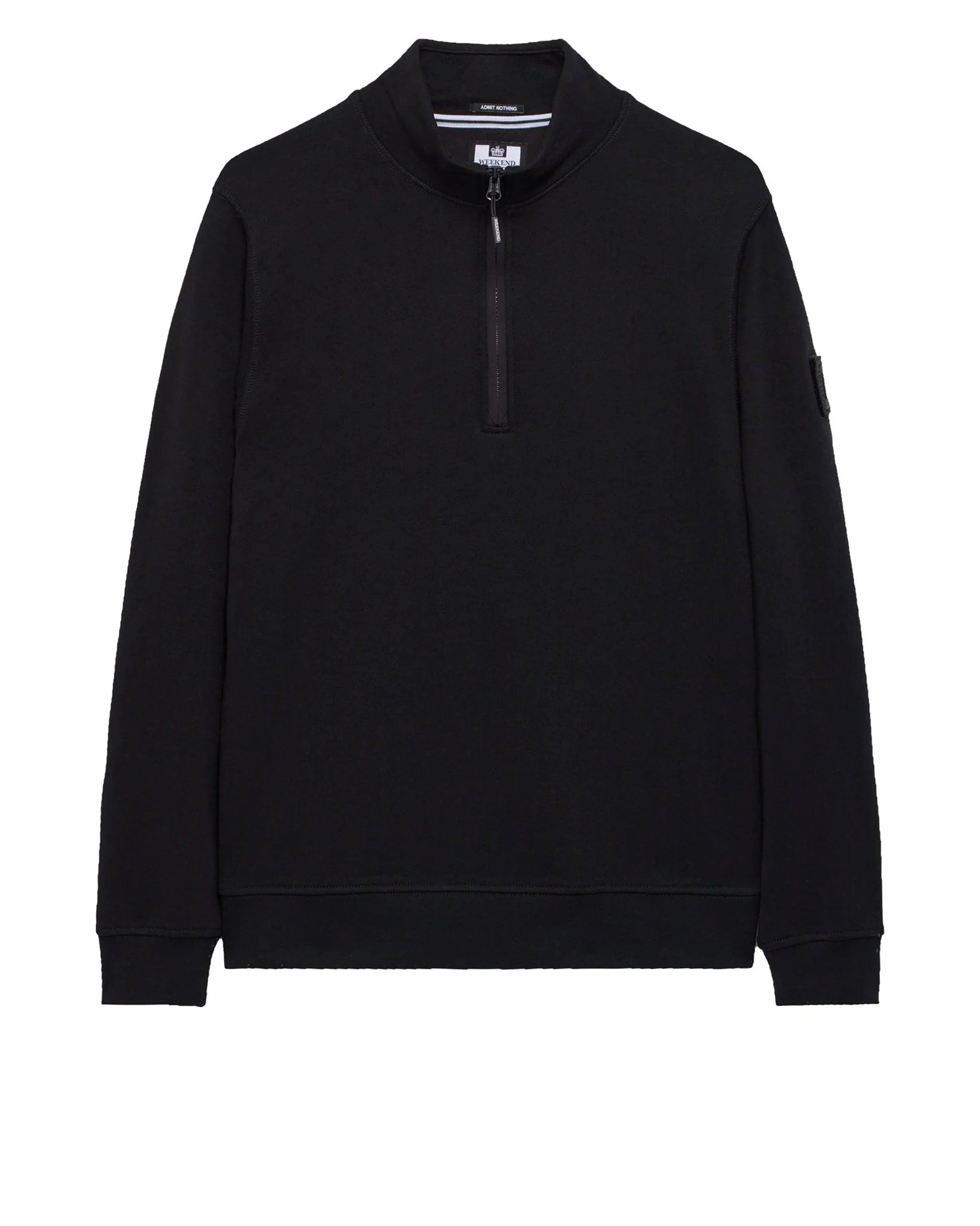 Weekend Offender Kraviz Quarter Zip Sweatshirt Black - RD1 Clothing