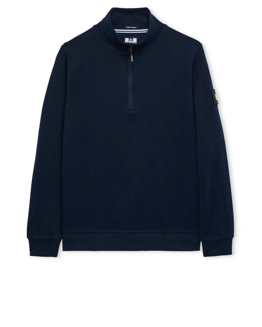 Weekend Offender Kraviz Quarter Zip Sweatshirt Navy
