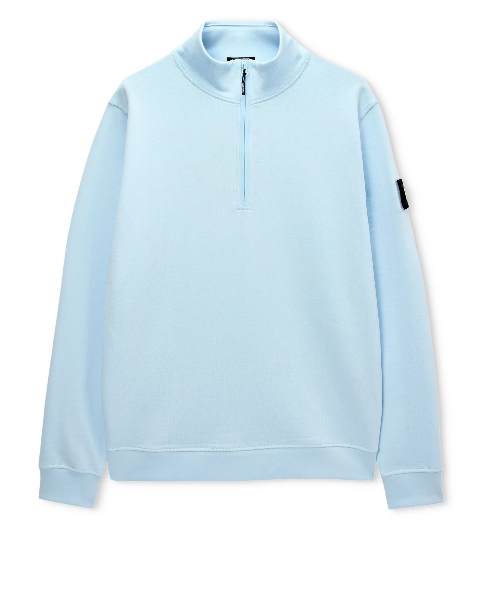 Weekend Offender Kravitz Quarter Zip Sweatshirt in Sky - RD1 Clothing