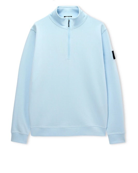 Weekend Offender Kravitz Quarter Zip Sweatshirt in Sky - RD1 Clothing