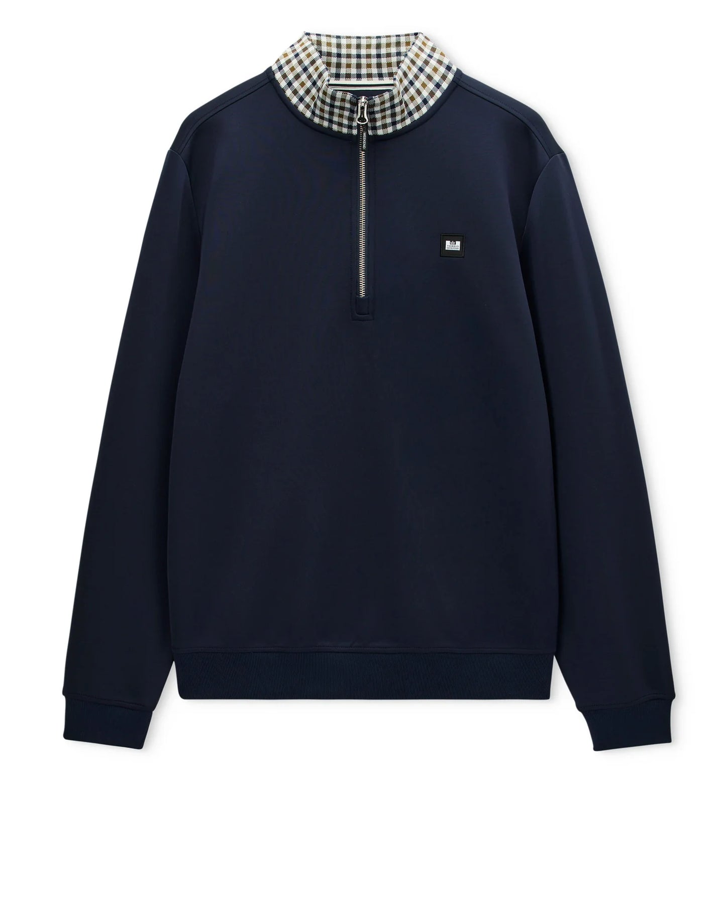 Weekend Offender Henson Quarter Zip Sweatshirt Navy - RD1 Clothing