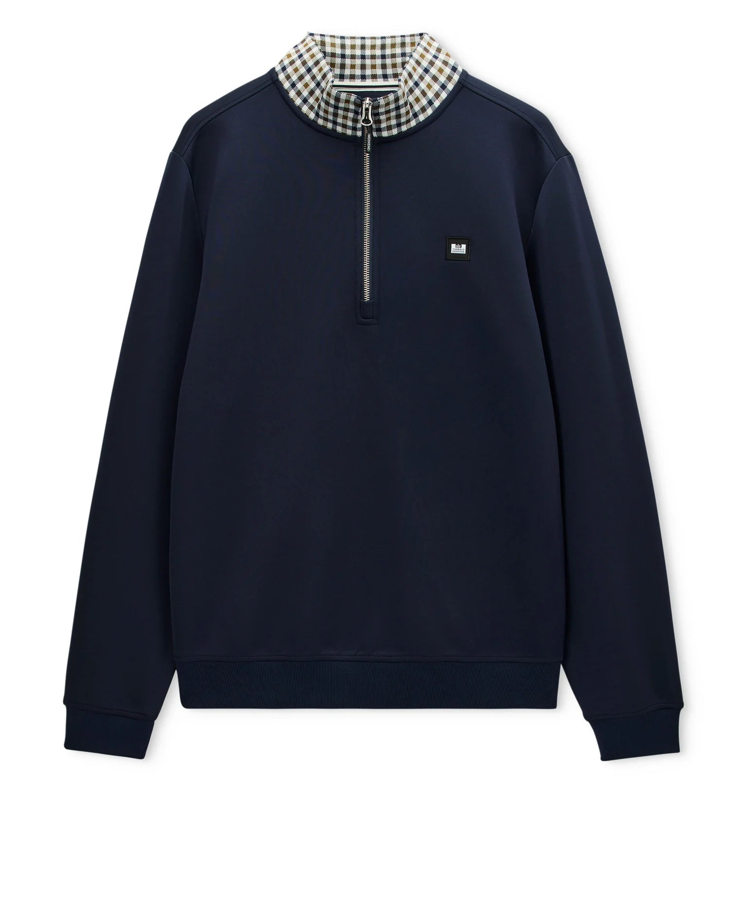Weekend Offender Henson Quarter Zip Sweatshirt Navy - RD1 Clothing