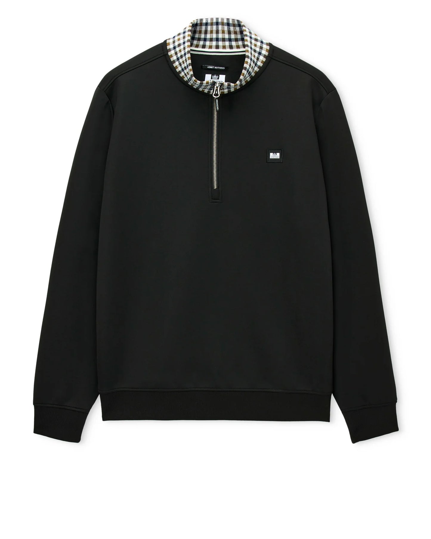 Weekend Offender Henson Quarter Zip Sweatshirt Black