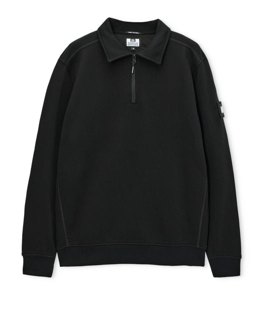 Weekend Offender Sidi Quarter Zip Sweatshirt in Black - RD1 Clothing