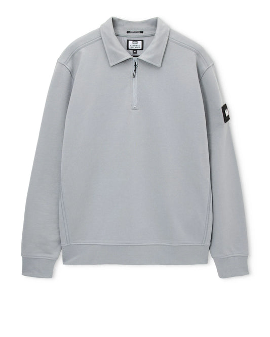 Weekend Offender Sidi Quarter Zip Sweatshirt in Smokey - RD1 Clothing
